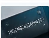 Vehicle VIN number